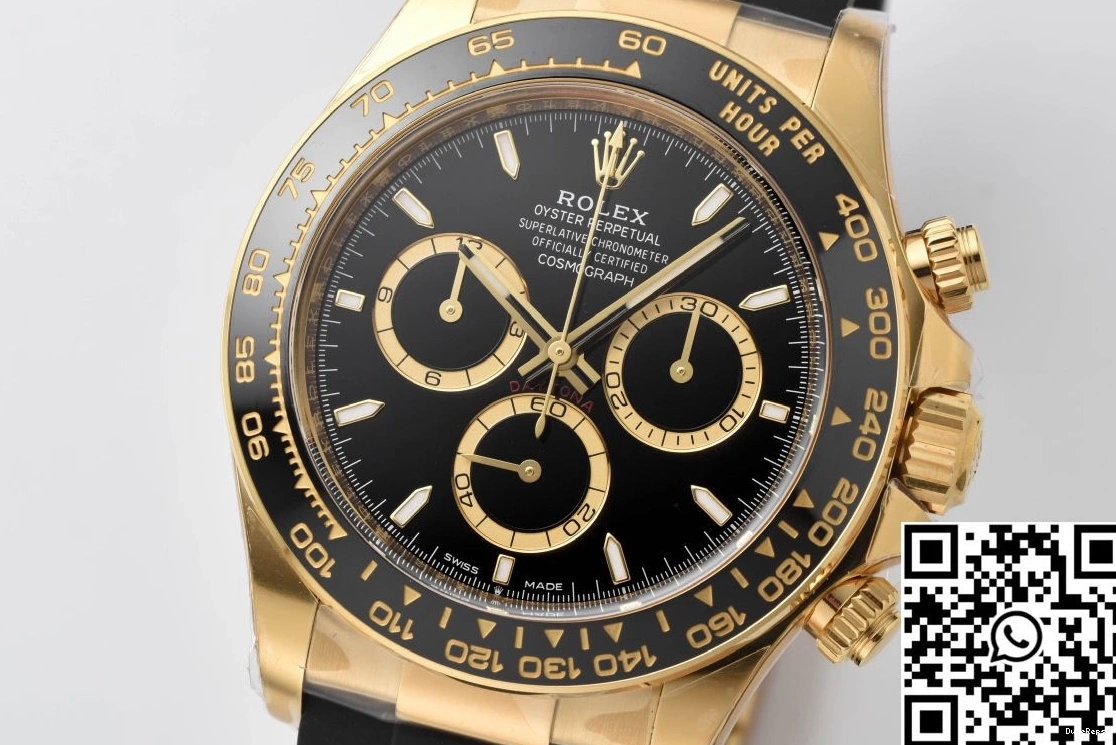 Clean Daytona Bezel Black Factory Cosmograph M126518 Rolex 1120